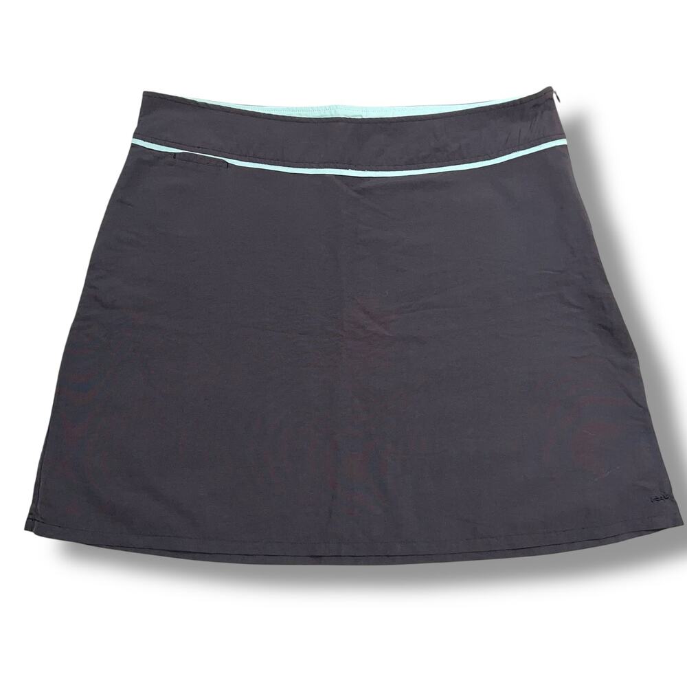 Kavu Womens Mini Skirt A Line Y2K Outdoor Athletic Navy Blue Teal Size 14